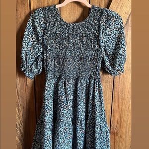 Blue Floral Dress